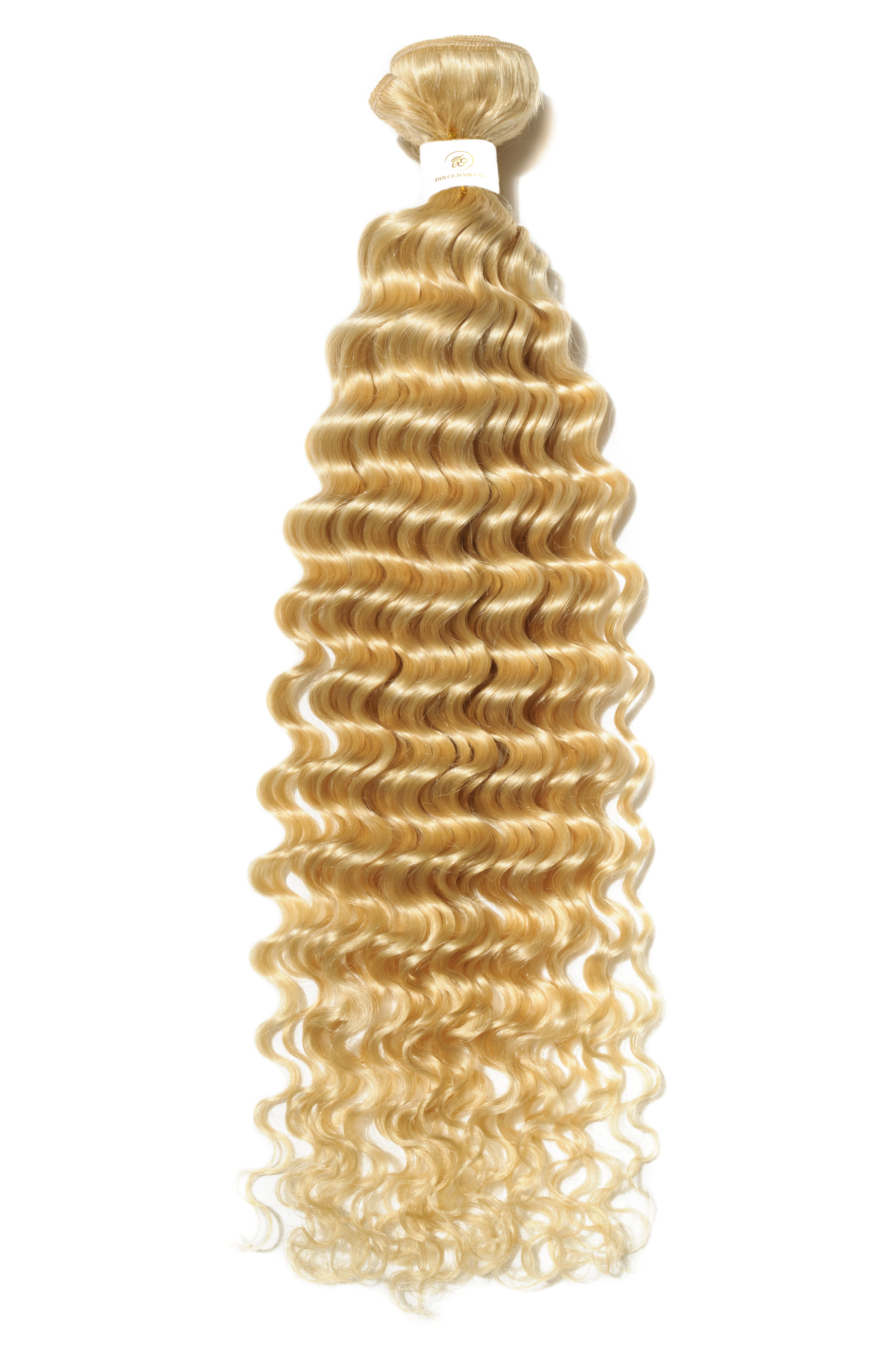 curly blonde hair extensions bundle